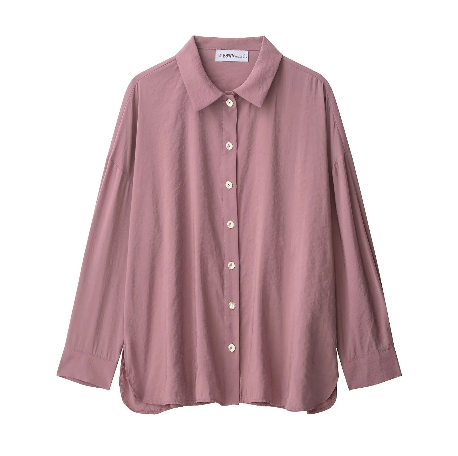 Europäische Damenmode Herbst Polo Kragen Langarm Hemd Freizeithosen Set Damen Drapey Style Outfit