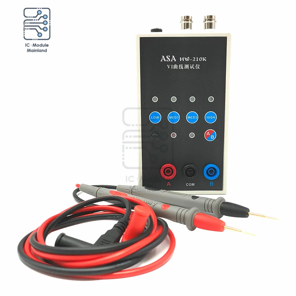 HW-210K Dual Channel VI Curve Tester Circuit Board Online Testing ASA Tester 4-speed Adjustable Frequency AC Speed