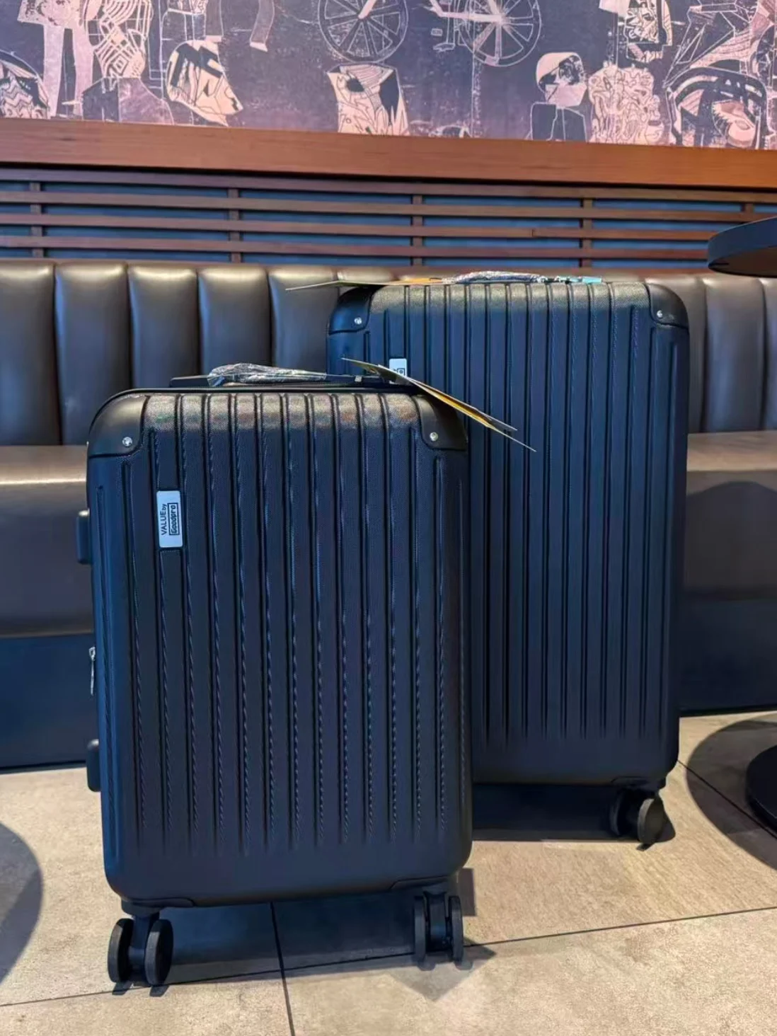 

Expandable Lage PC Material Faionable Trendy Sle Suitcase Carry-On Bag Cheed Bag M Fem Universal Wheel Small L...