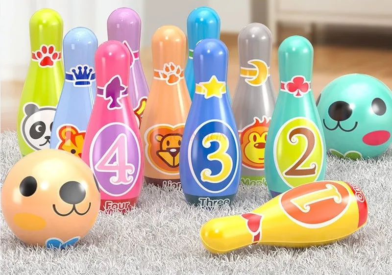 Bowling Toys Children's Set Large Indoor Ball Games Outdoor Boys' Baby Puzzle