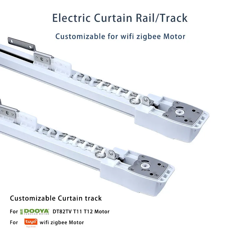 

Настраиваемая умная электрическая направляющая для штор, карниз для занавесок с двигателем Wi-Fi, zigbee