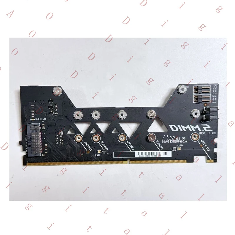 LL For Asus Rog M9A M10A R6A R6E M12E x399ZE MB ROG-DIMM.2 Card to 2 PCIe NVME SSD