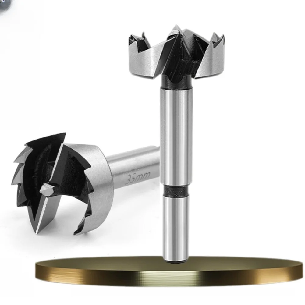 

1pc 10/12/15mm Drill Bit 35mm Carbide Hinge Hole Drill Bit Flat Wing Drill Hinge Reamer Adjustable Quickly Hole Puncher