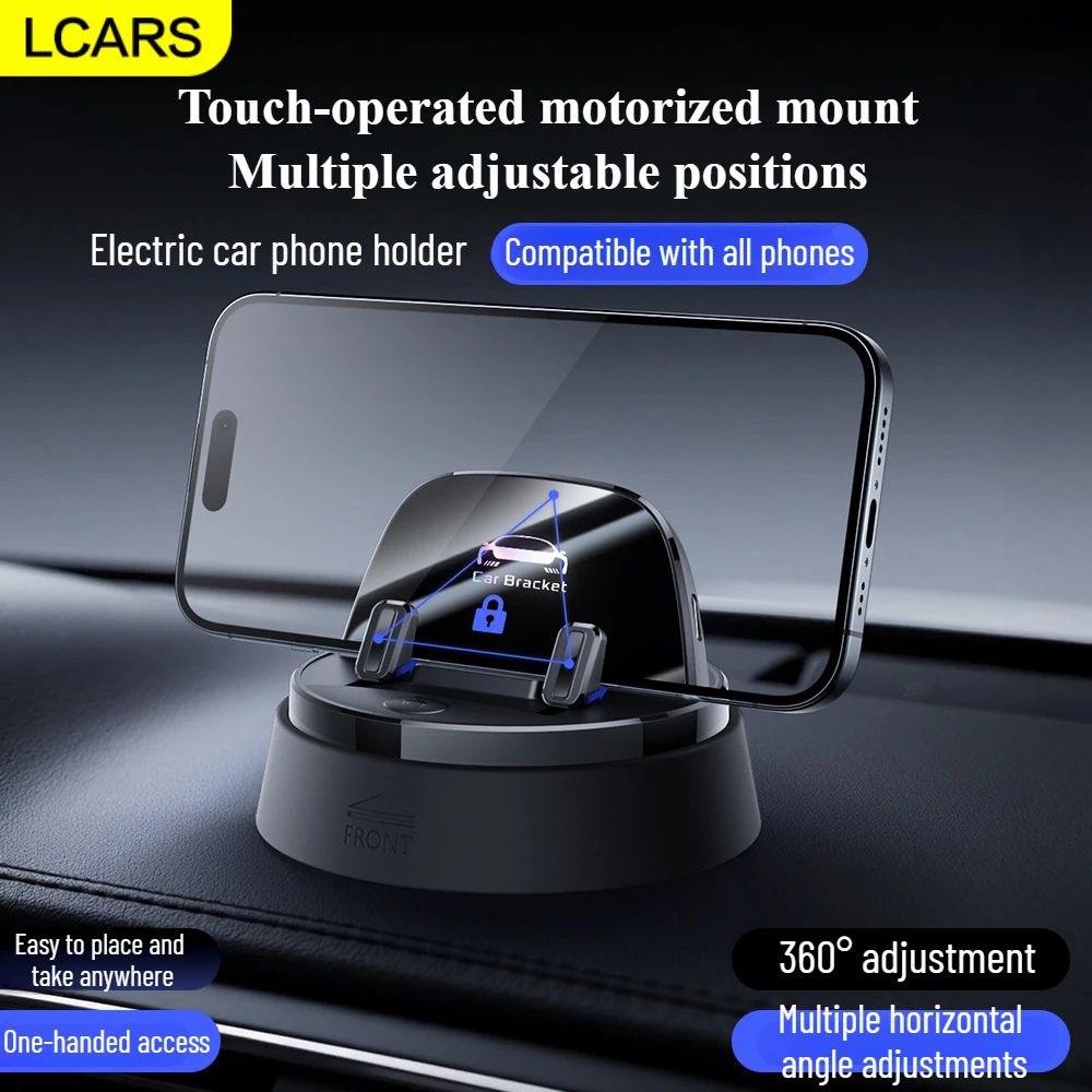 

Car Electric Mobile Phone Holder Navigation Special Support Frame Anti-Slip Mat Car Dashboard Multi-Function Rotating Navigation Mobile Phone Holder New Electric Sensor