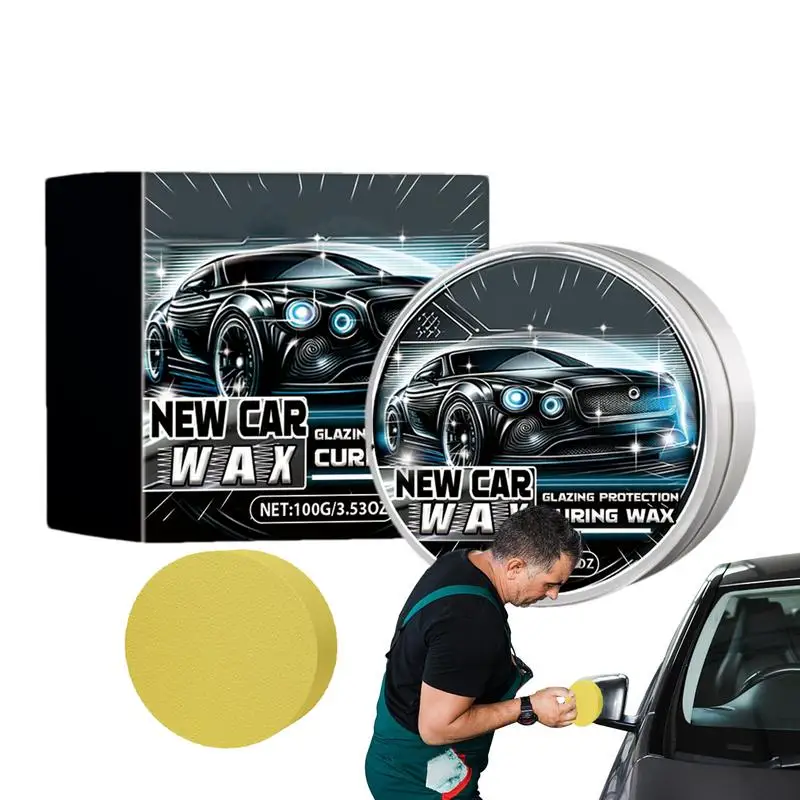 

Paste Wax For Car Professional Polishing Wax For Paint Restoration 100g High-Grade Formula Scratch Repair Paste Polishing Wax