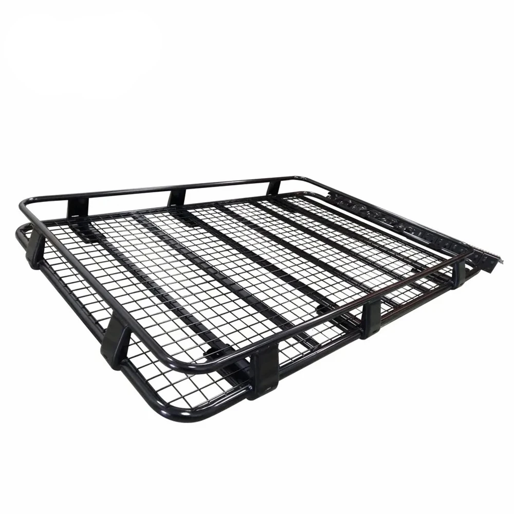 High Quality Aluminum Universal Car Roof Rack Cargo Basket with Cross Bars for Toyota Tucson Pickup-Convenient Transportation