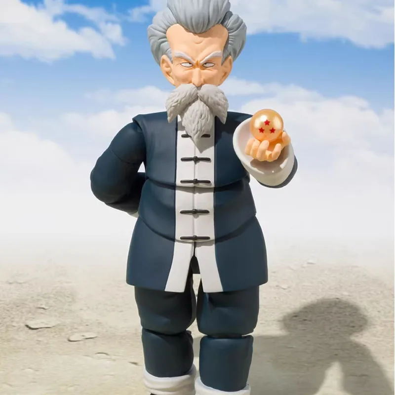 Bandai Echt SHF Dragon Ball JUCKIE-CHUN Kame Sennin Anime Action Figure Collectible Model Speelgoed Ornamenten Gift Kinderen Kids