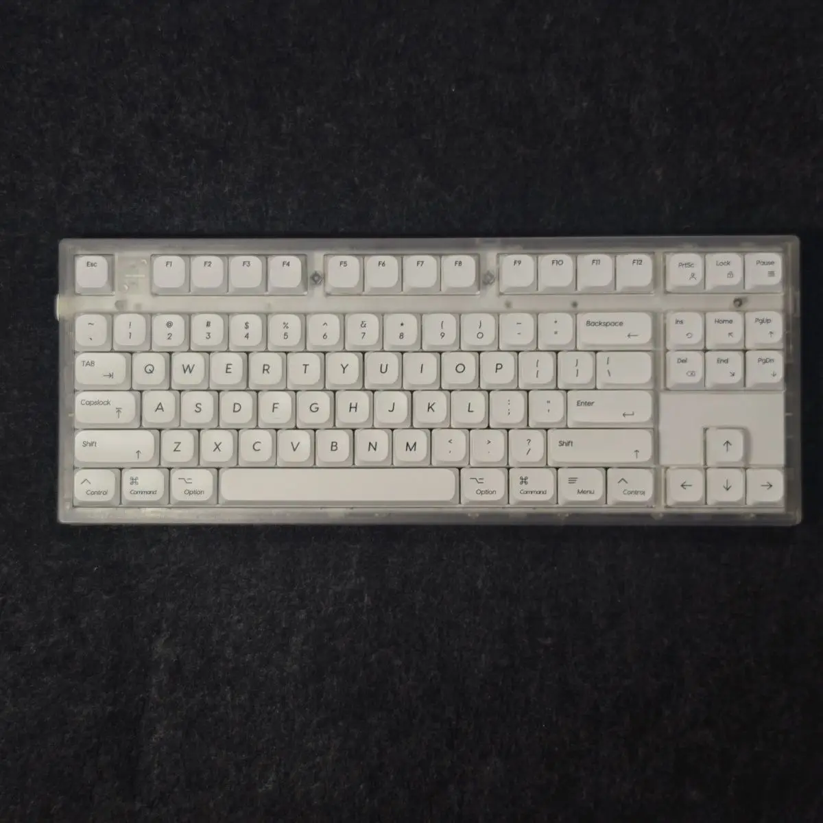 ロープロファイルキーキャップ 109キー Appleスタイルキーキャップ ダブルショットPBTキーキャップ MXスイッチ対応 60% 65% 75% ゲーマー向けメカニカルキーボードキャップ