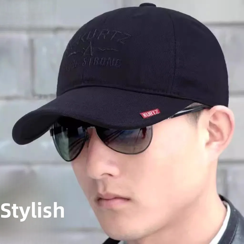 Men's Baseball Cap Short Brim Sporty Outdoor Mountain Climbing Hat Versatile for All Seasons Stylish Duckbill Cap