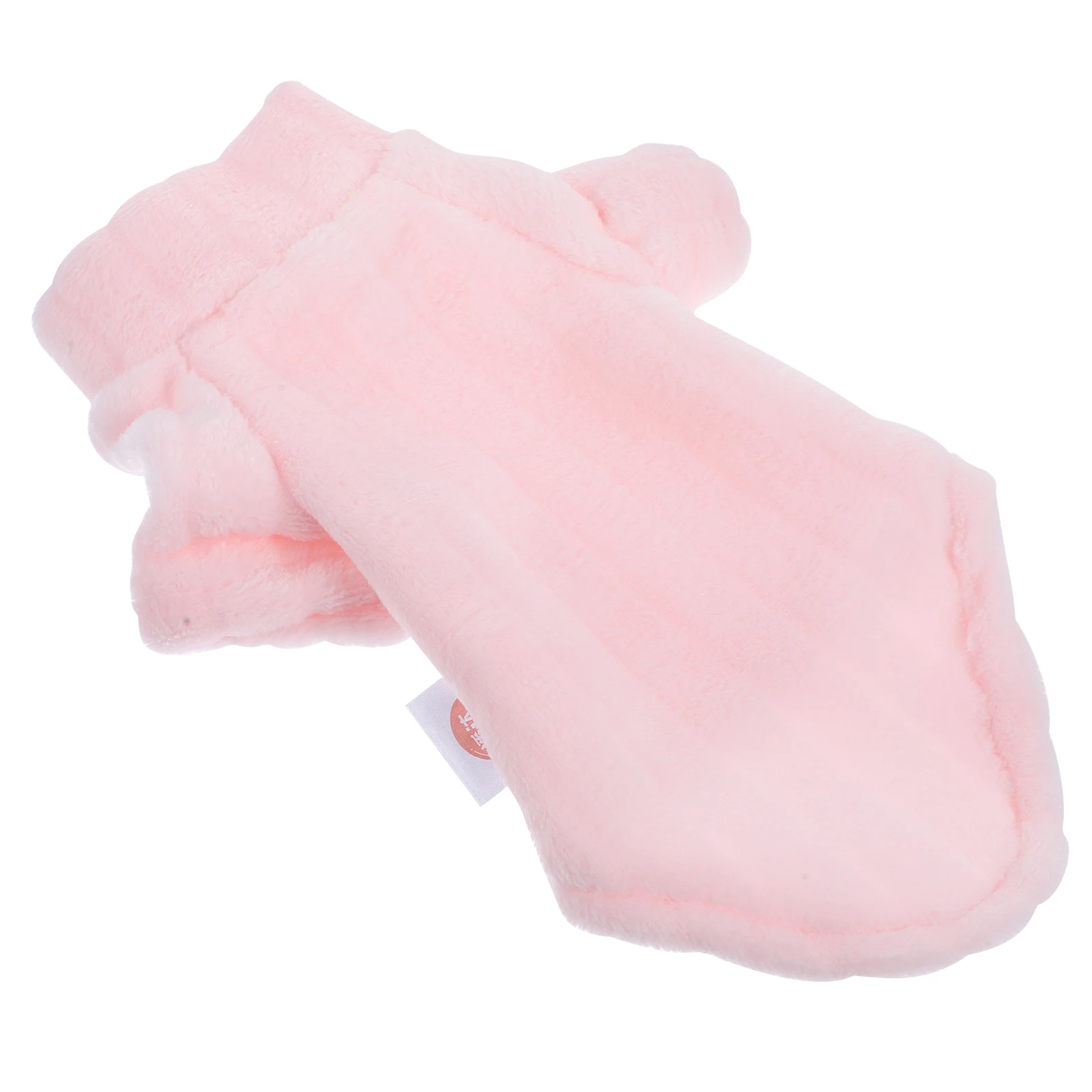 

Sphynx Cat Clothes Winter Warm Pink Sleeve High Neck Apparel Pet Coral Fleece Pet Clothes Costume