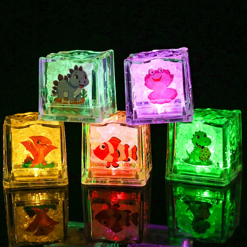 Colorful Flashing LED Ice Cube - Pond Light Submersible recension och pris