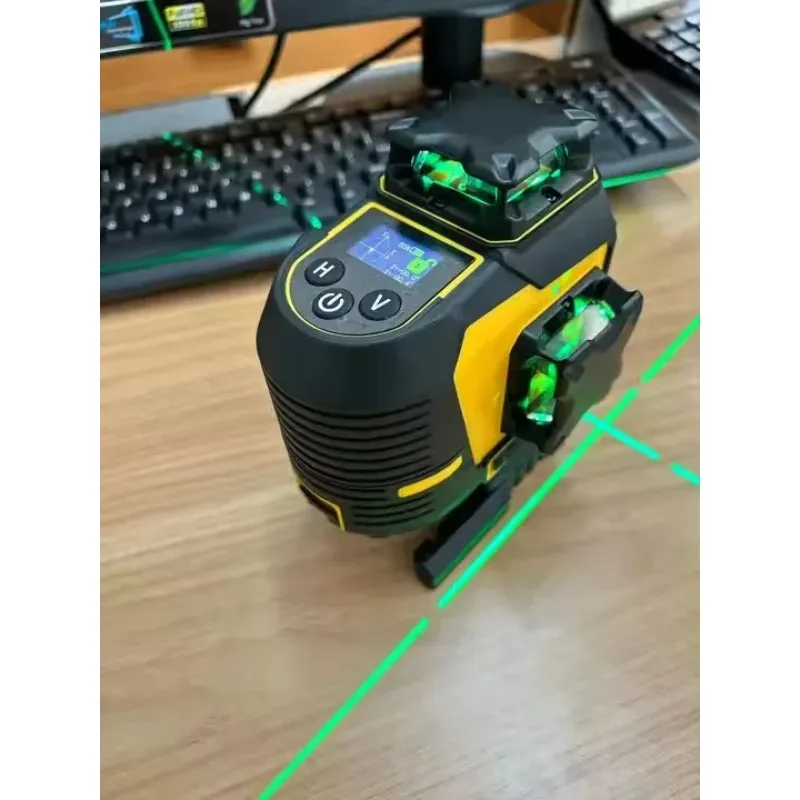 4D Automatic Self Leveling   Level Green OEM Box Power Style Packing Color Beam LL-4CG 16 Lines   Level