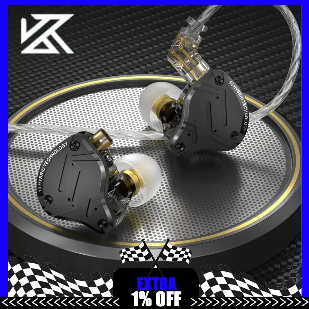

KZ ZS10 Pro X Проводные наушники-вкладыши Музыкальные наушники Hi-Fi Bass Monitor Наушники Hybrid 1DD + 4BA Технология Спортивная гарнитура Подарок