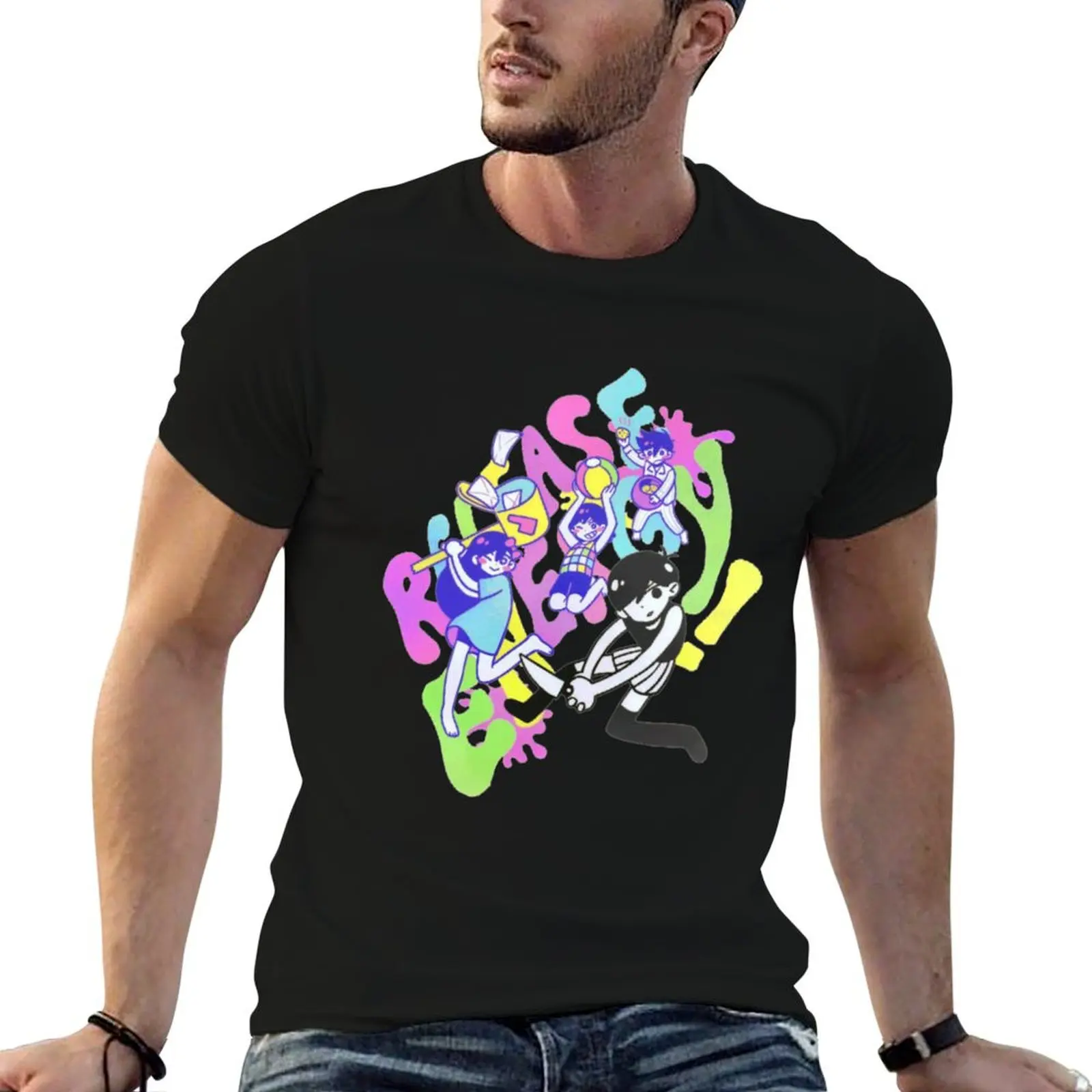 

shirt high quality omocat t prints with cotton omori shirts man t T-Shirt