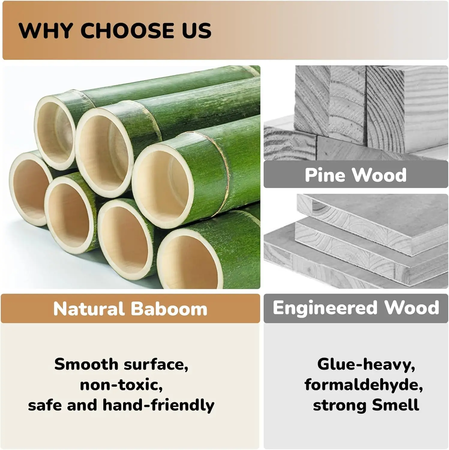 Kids Dress Up Rack for Girls, Bamboo Clothes Storage with Double Rods, Folding Costume Organizer