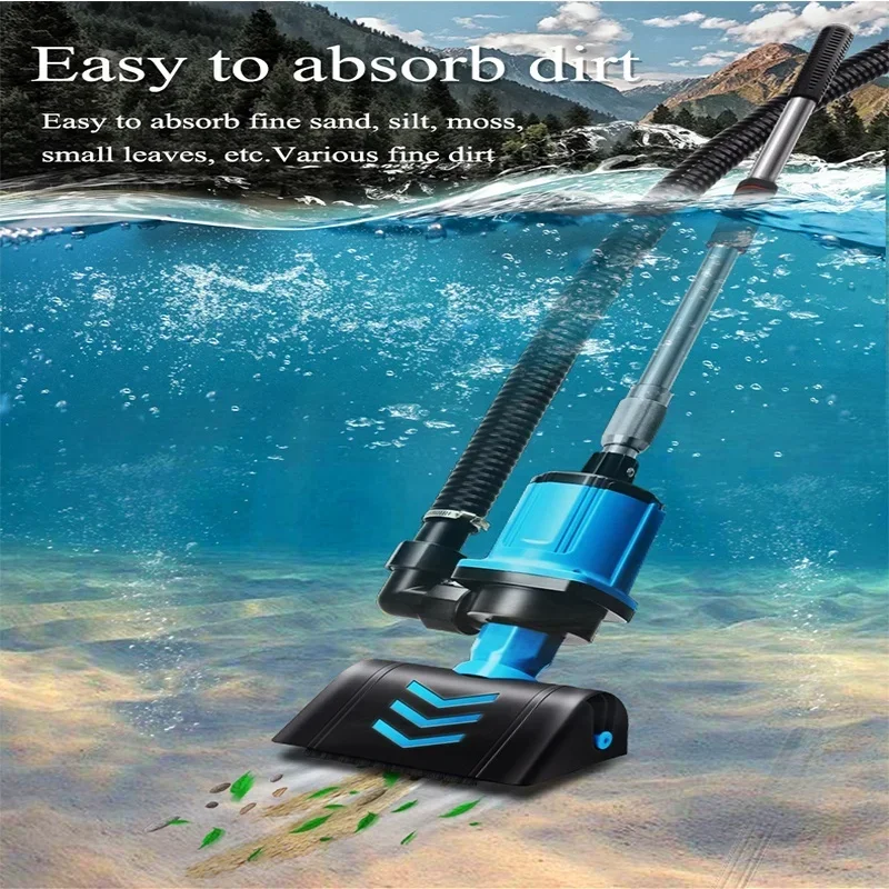 2026/85W 135W Handle Strong Power Intelligent Frequency Pool Cleaner for In Ground Pools