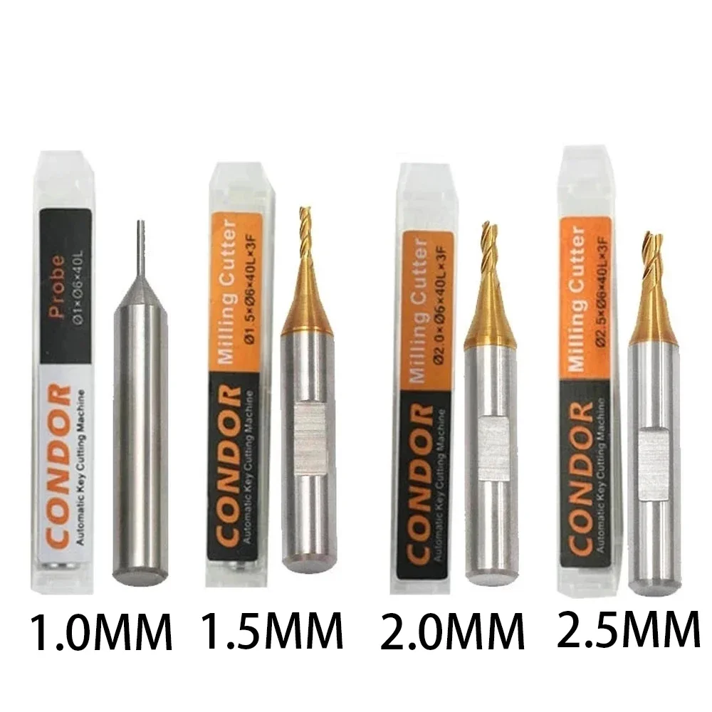 1.0mm Probe 1.5mm 2.0mm 2.5mm Milling Cutter for Xhorse CONDOR XC-MINI Dolphin XP005 XP007 Key Cutting Machine