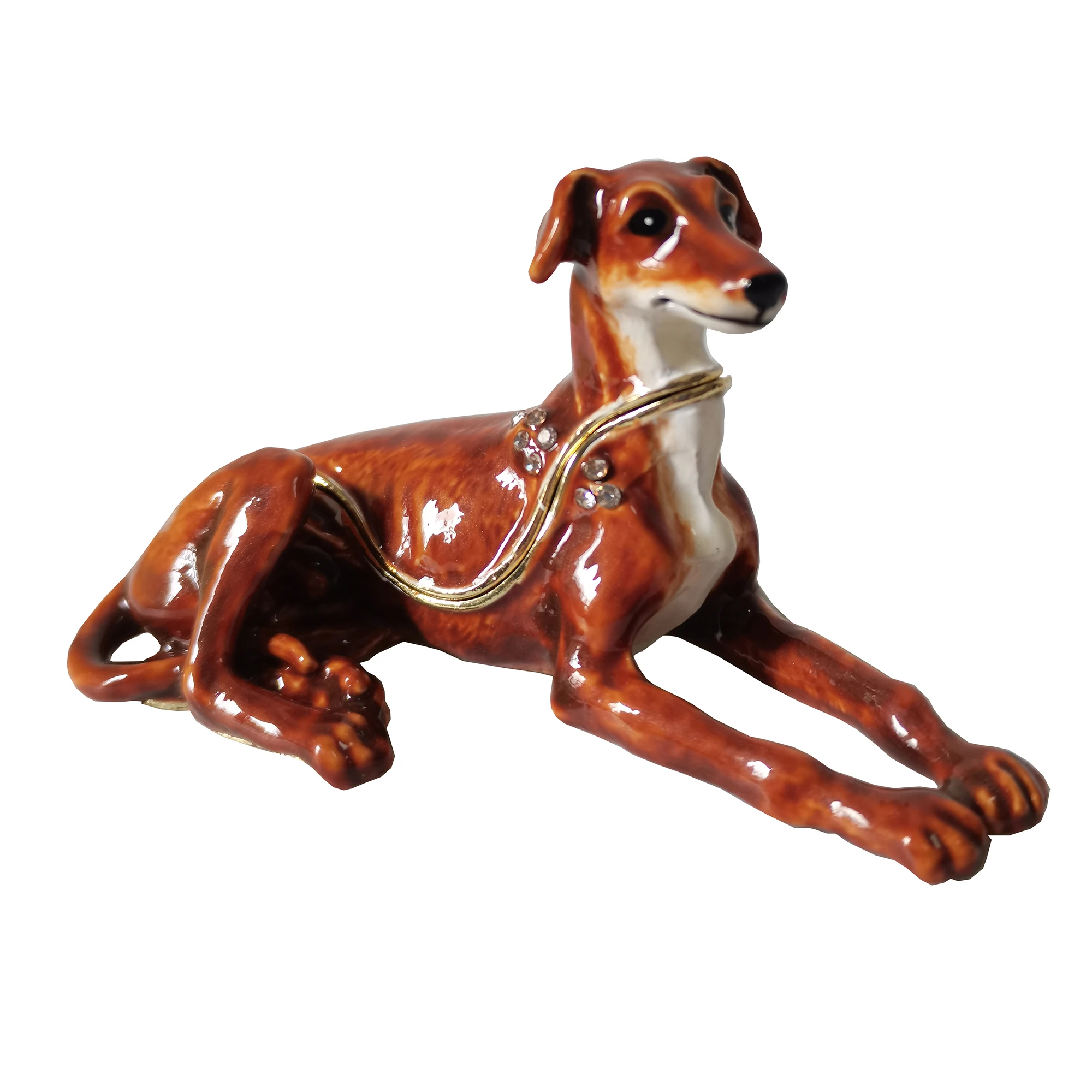 Labrador Dog Trinket Box, Ring Organizer, Animal Figurine, Pewter Ornament, Novelty Pet Lover Gift, Vintage Decoration
