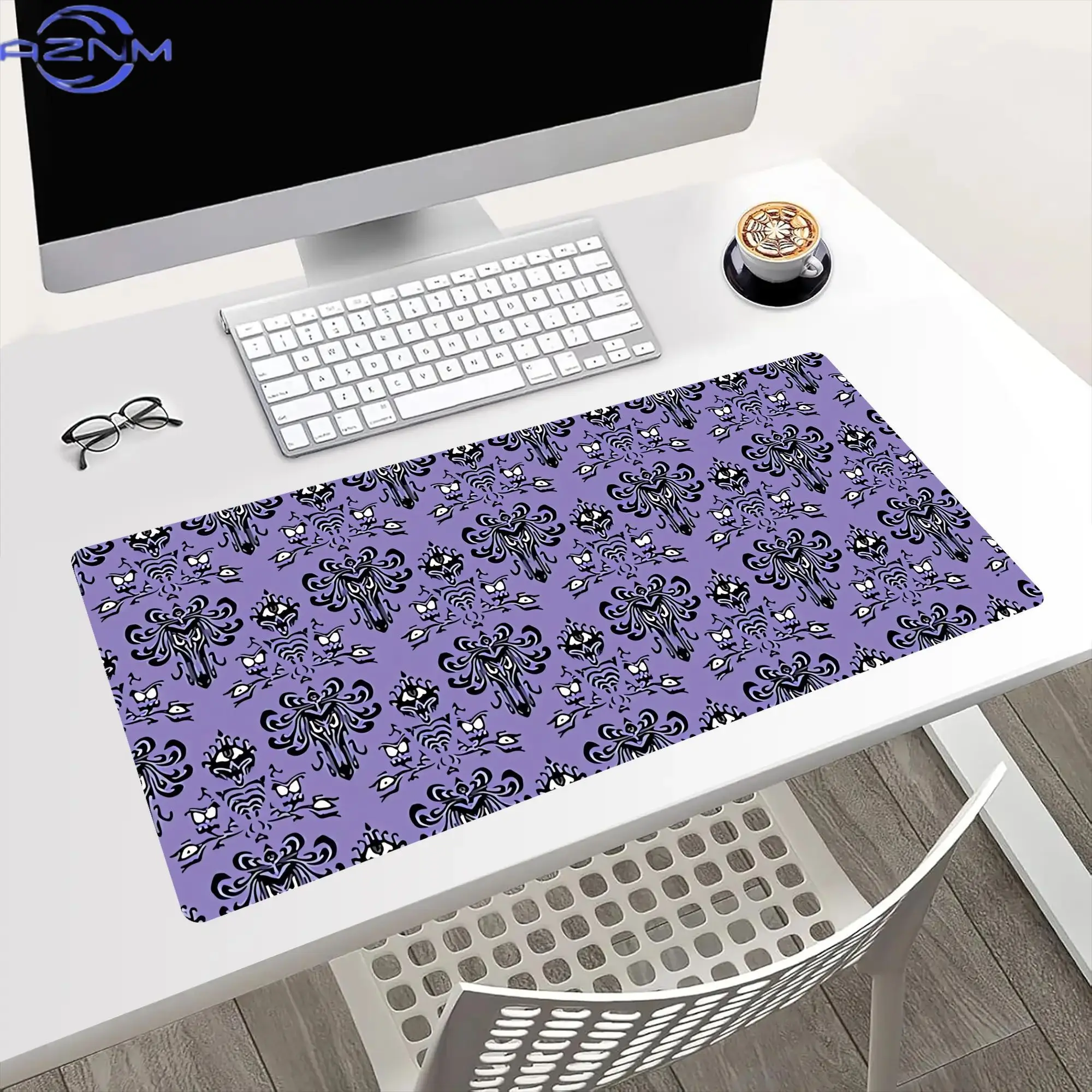 Haunted Mansion Wallpaper Purp - Desk Corner Mat review and price