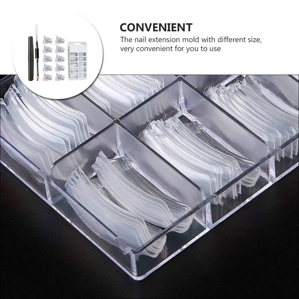 

1 комплект, выдвижной набор для дизайна ногтей с трафаретами и формами, белые профессиональные маникюрные инструменты для декоративных дизайнов с кристаллами «сделай сам»