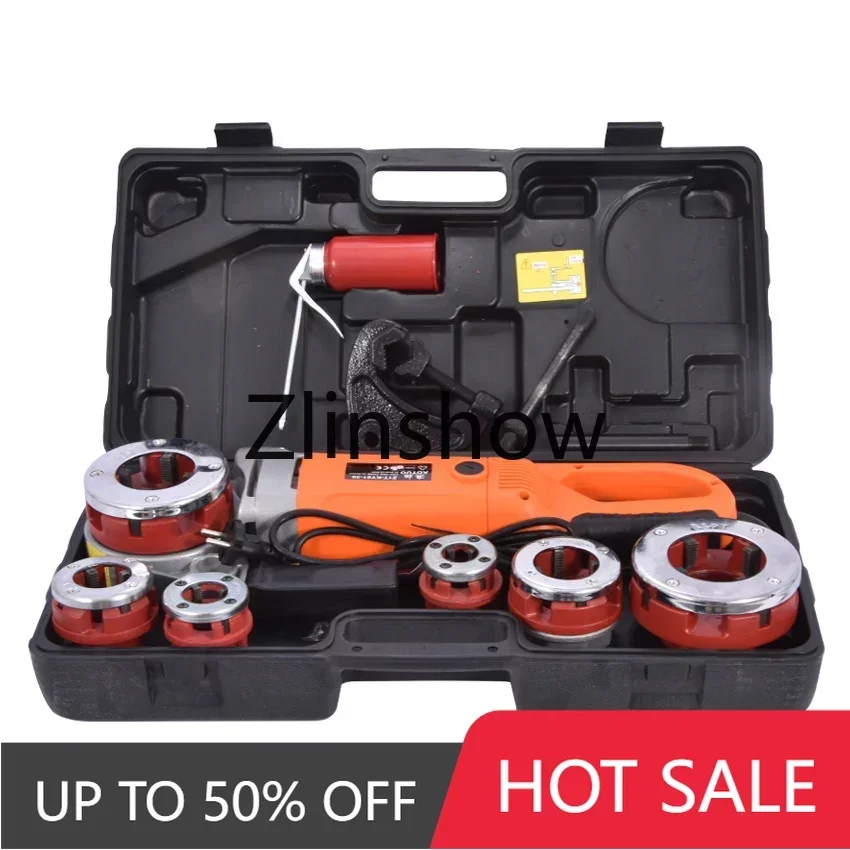 

ZIT-KY01-50 Portable Handheld Electric Threading Machine Electric Pipe Threader Galvanized Pipe Threading Machine 220V/110V