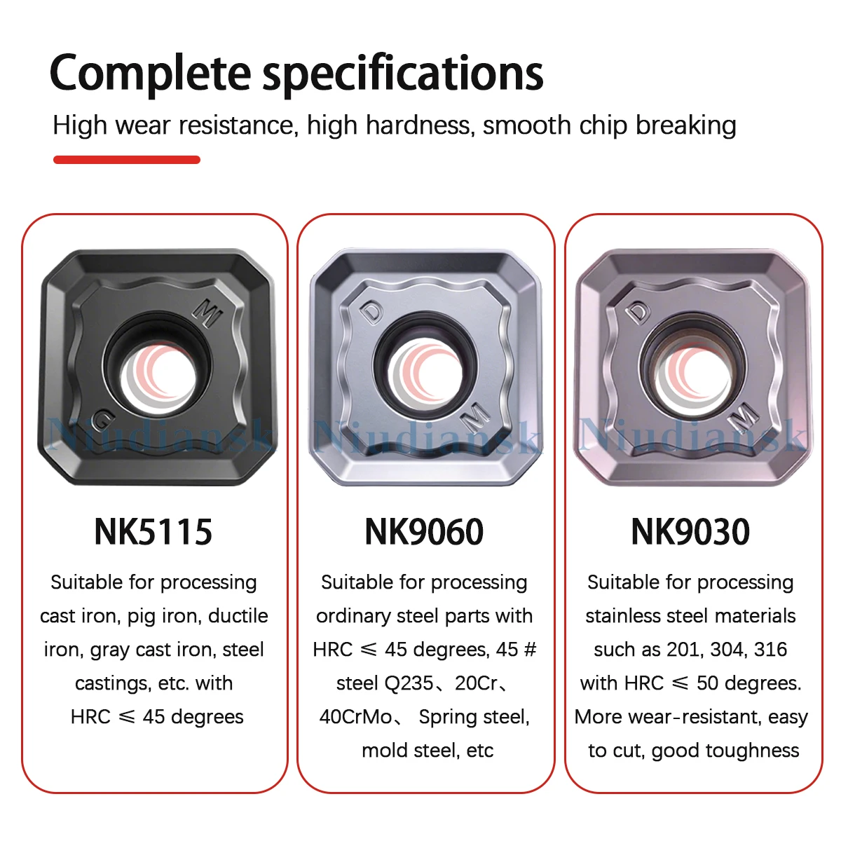 

Numerical Control Milling Inserts SEET12T3-DM Fast Forward To The Blades Processing Stainless Steel Parts Open The Coarse Blades