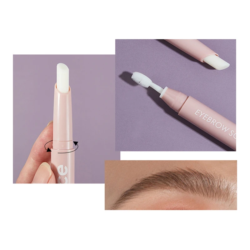 Double-headed Eyebrow Gel Brows Wax Pencil Clear Waterproof Styling Soap Brow Long-lasting Eye Wild Styling Tool Brush Makeup