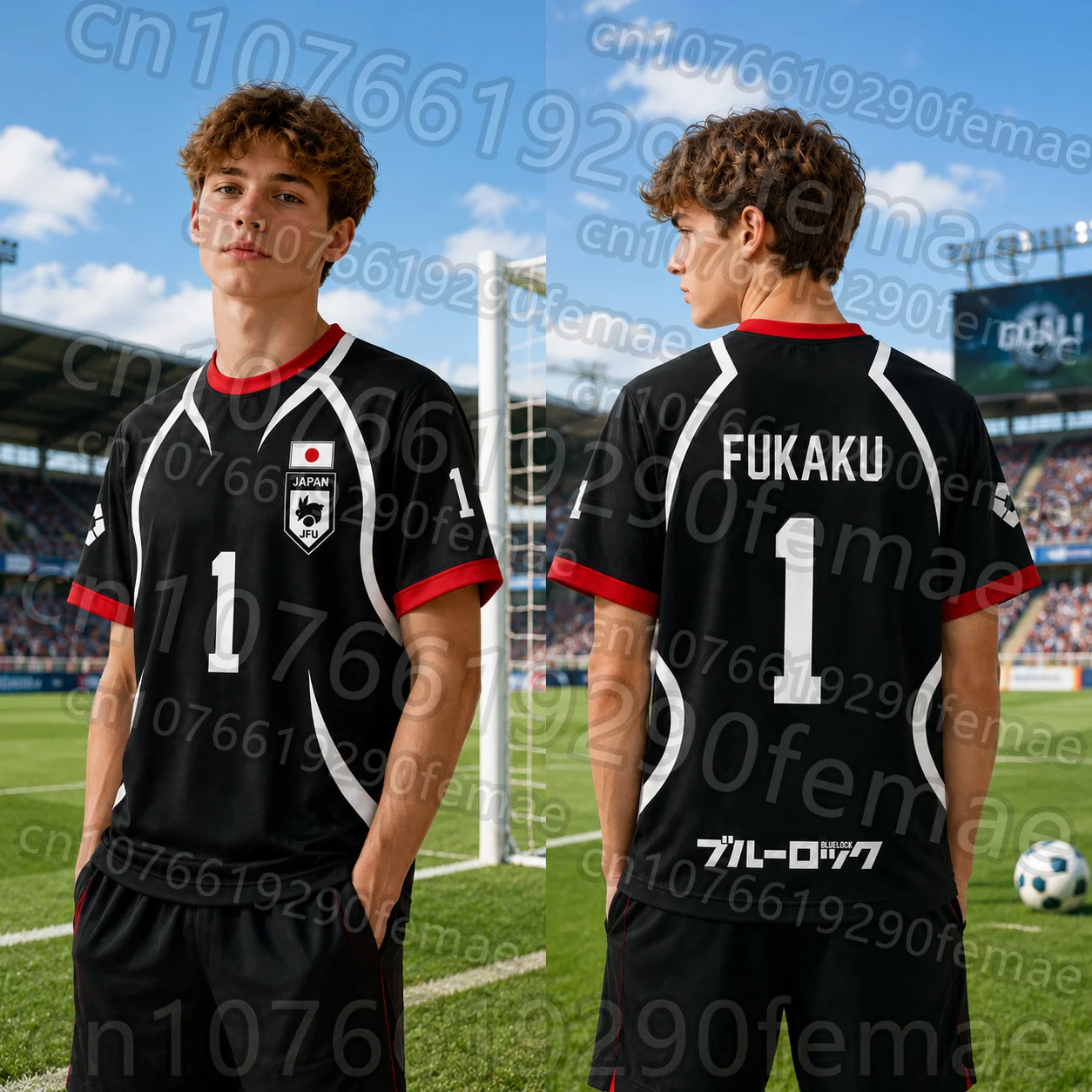 2026 New Summer BLUE LOCK Anime Cosplay Soccer Jersey, Name Number Printing, Men's Breathable Quick Dry Sports Top, Fan Merchand