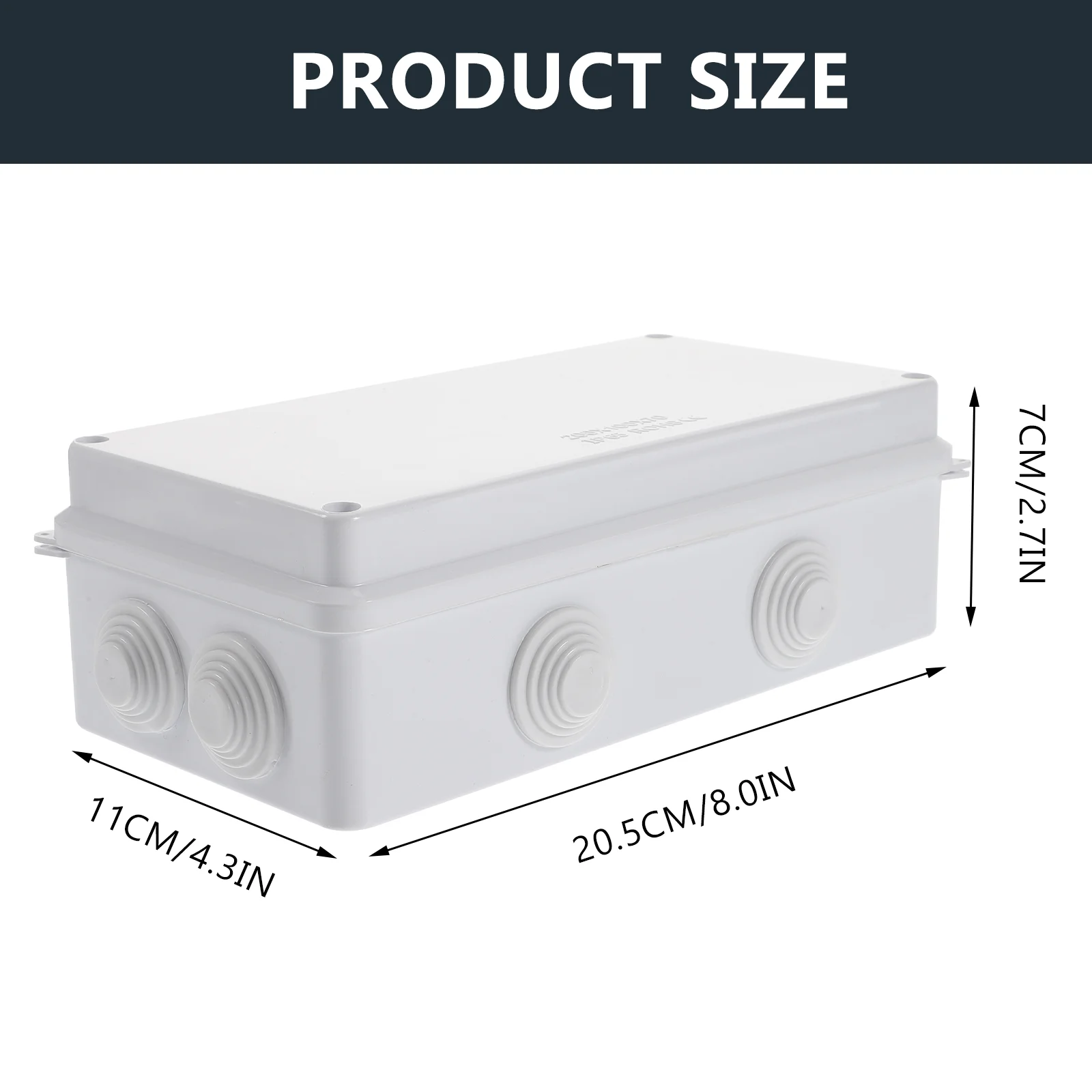 Caja eléctrica para exteriores, caja de conexiones para proyectos, caja de conexión resistente a la intemperie, caja de conexiones para exteriores, caja eléctrica impermeable para exteriores