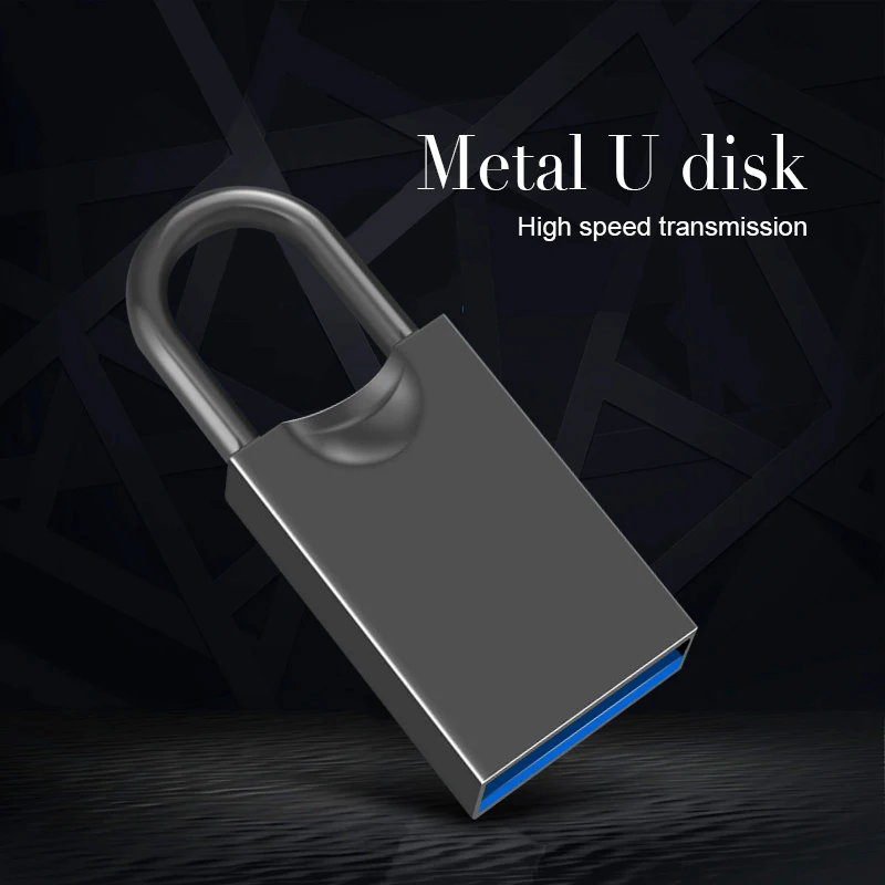 USB Stick Fashion TYPE-C Mini Metal Button USB Flash Drive Mobile Storage Disk 64GB Pen Drive Personal Memory Stick
