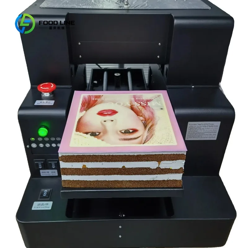 Customized A3/A4 Edible Ink Direct Printer - Food Printing Machine for Cake, Macaron, Cookies & Lollipop