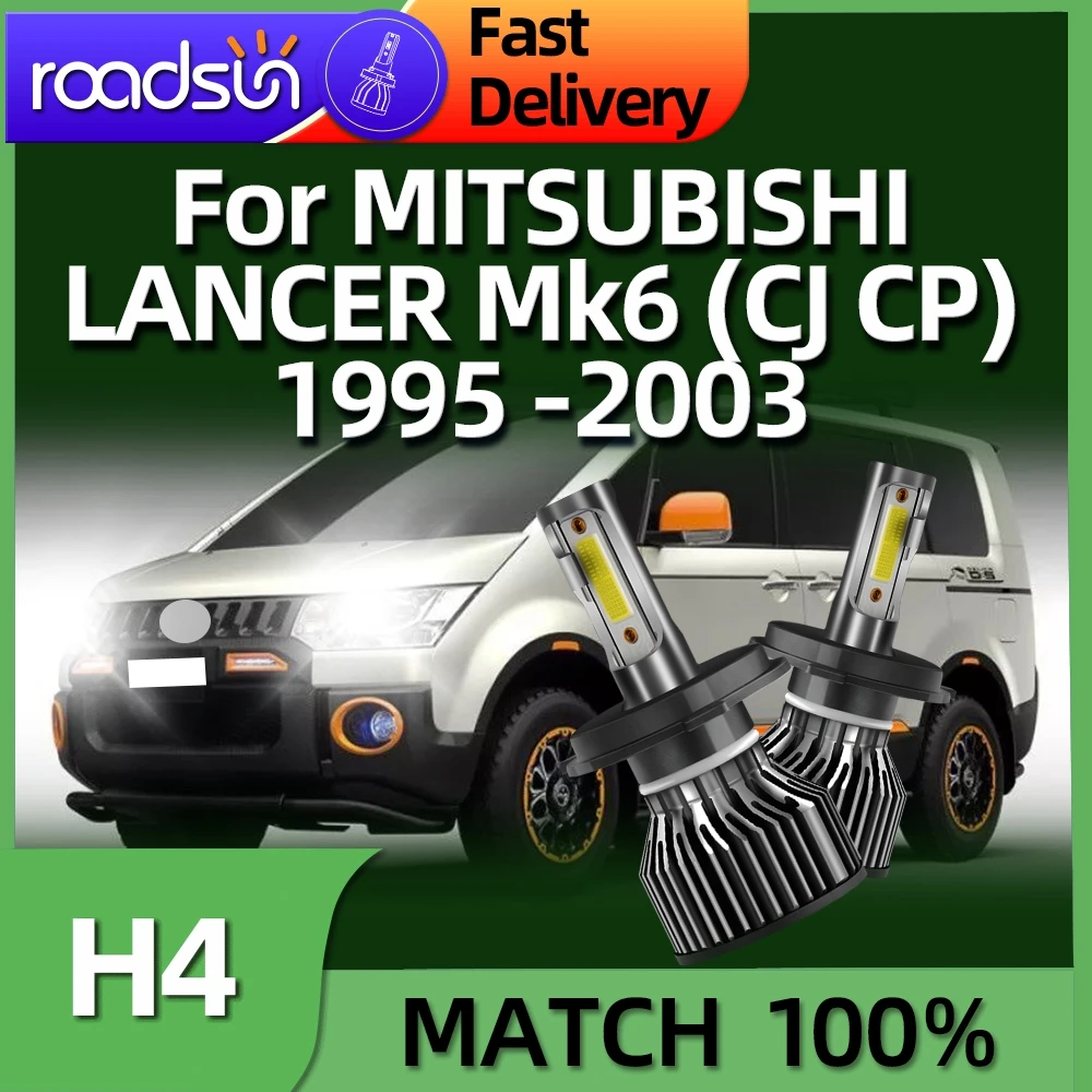 

Roadsun Car Headlight H4 LED Bulb 30000LM For MITSUBISHI LANCER Mk6 CJ CP 1995 1996 1997 1998 1999 2000 2001 2002 2003