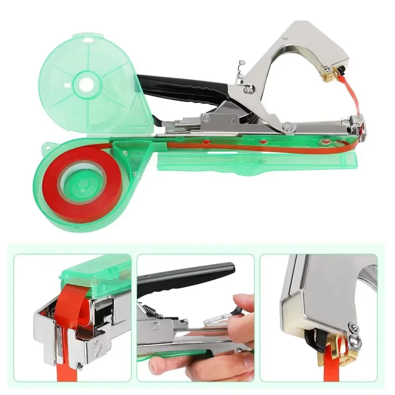1Pc Branch Tying Machine for Grapes Tomatoes Cucumbers and Eggplants Vine Binder Grass Cutter Manual Knotting Machine for Plants