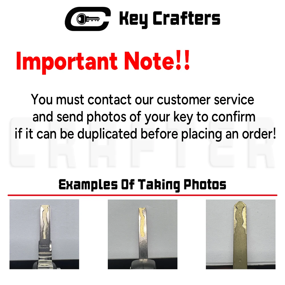 Car Key Blade Cutting Service Emergency Spare Key Making Key Copy Photo Recognition CNC Cutting For Volkswagen Audi Skoda Seat