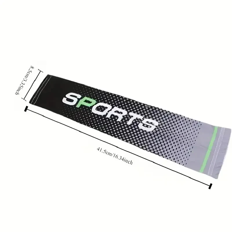 Ice Silk Arm Sleeves UV Protection Anti-Slip Sunscreen for Men & Women Cooling Summer Outdoor Sports Sleeve for Cycling view 6
