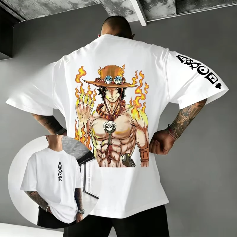 One Piece Luffy Anime T Shirt Men Women Cotton Short Sleeve Streetwear Graphic Tee Casual Tops Y2k 2026 New Summer Fashion