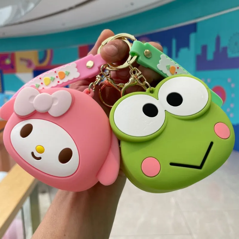 Śliczny Kulomi mały portfel brelok Yugui torba dla psa wisiorek prezent anime hello kitty makijaż Chiikawa
