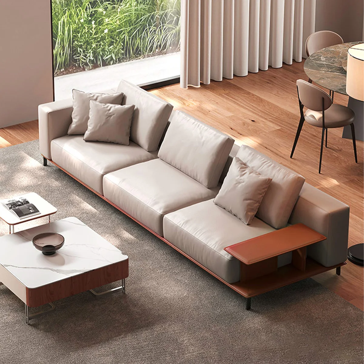 Modern Business Office Sofa Coffee Table Combination Set Reception Leisure Meeting Area Simple Modern Luxury Sofapromote sales