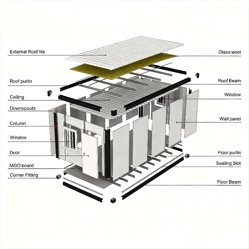 High Quality Folding Container House With Easy Setup Designed For First Aid Mobile Medical Clinic Prefabricated Structure Unit