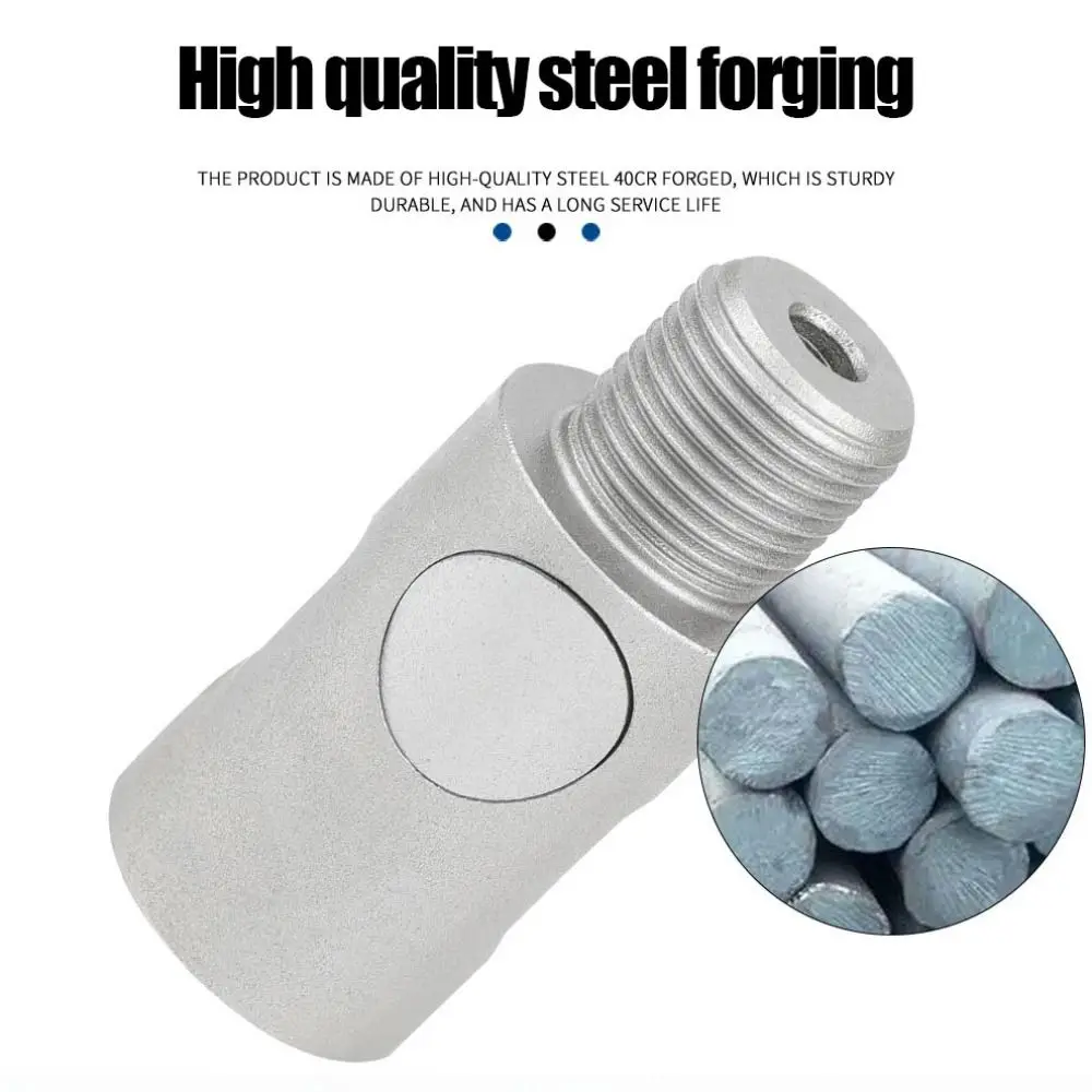 

M20 Center Drill Quick Converter Professional Efficient Hole Opener Conversion Head Precise Steel Home Renovations Tool Brick