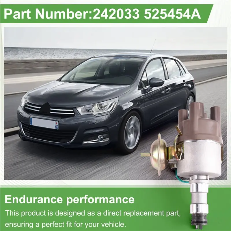 A64P-New Distributor Spark Distributor 242033 525454A M48/4161E For 404 504 Citroen
