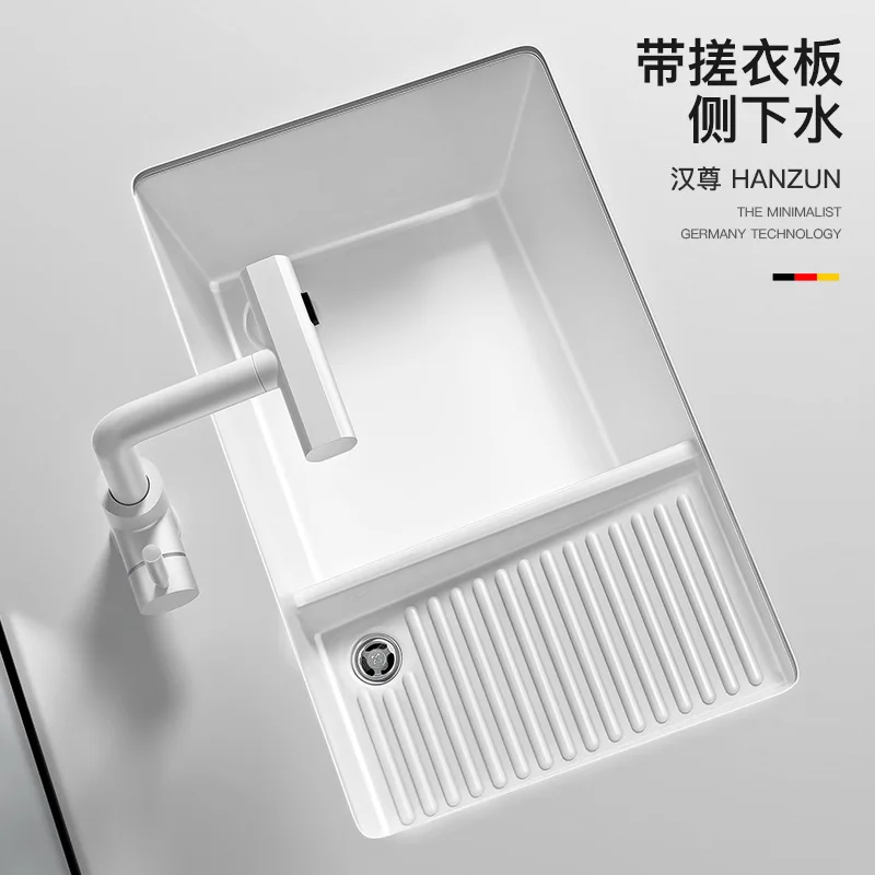 Laundry pool with rubbing board wash basin, face wash sink, ceramic under-counter basin, laundry basin plus