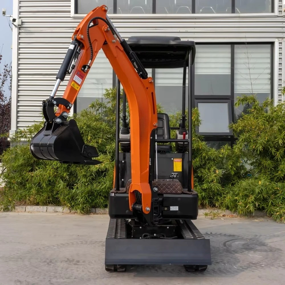 Powerful 1Ton Multi-functional Track Mini Excavator With Side-swinging Cab With Arm Hot Sale