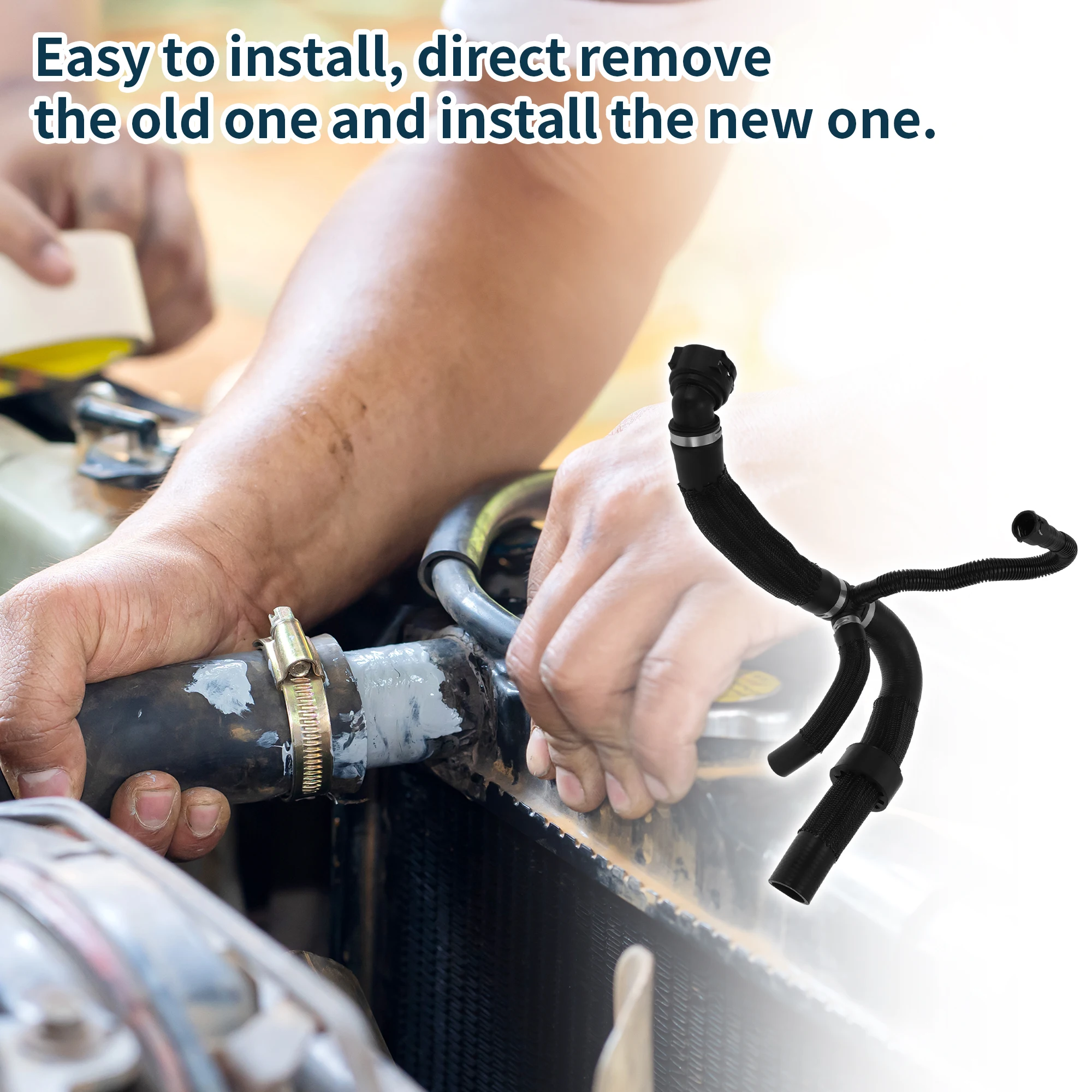 Motoforti خرطوم المبرد سخان خرطوم المبرد المخرج خرطوم الأنابيب ل Jeep Renegade 17-21 No.68440687AA خرطوم المبرد