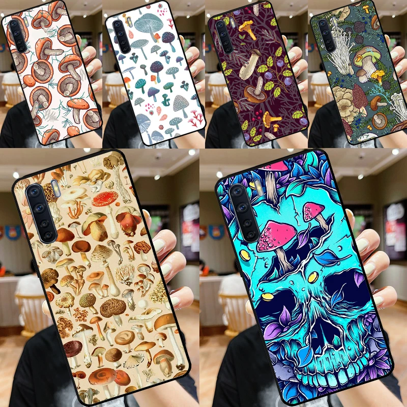 Wild Forest Mushroom For OPPO A58 A78 A38 A98 A5 A9 A53 A79 A15 A17 A57 A77 A16 A76 A96 A52 A72 A94 A74 A54 Case