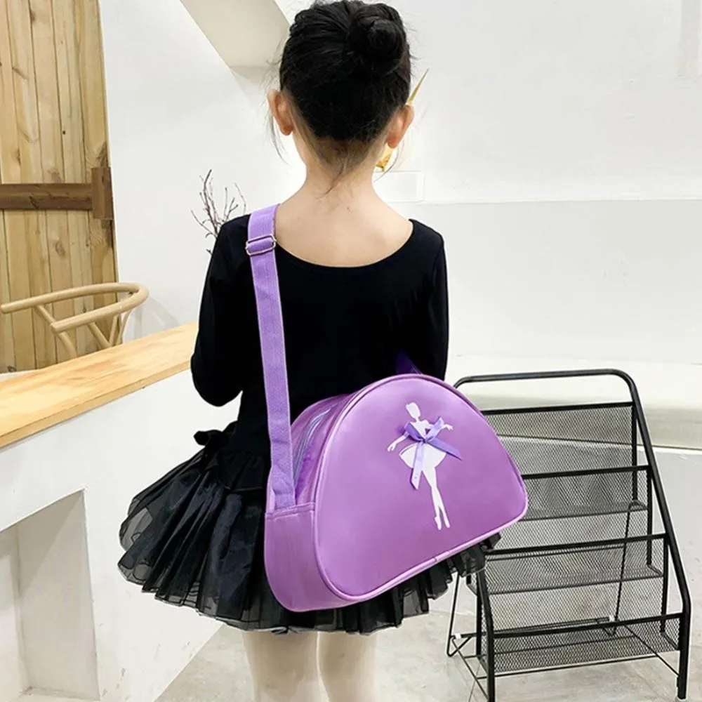 Ballet Dance Bags Handbag Pink Girls Lovely Backpack Baby Package Ballet Bag Handbag One Shoulder Bag Waterproof Princess Bag