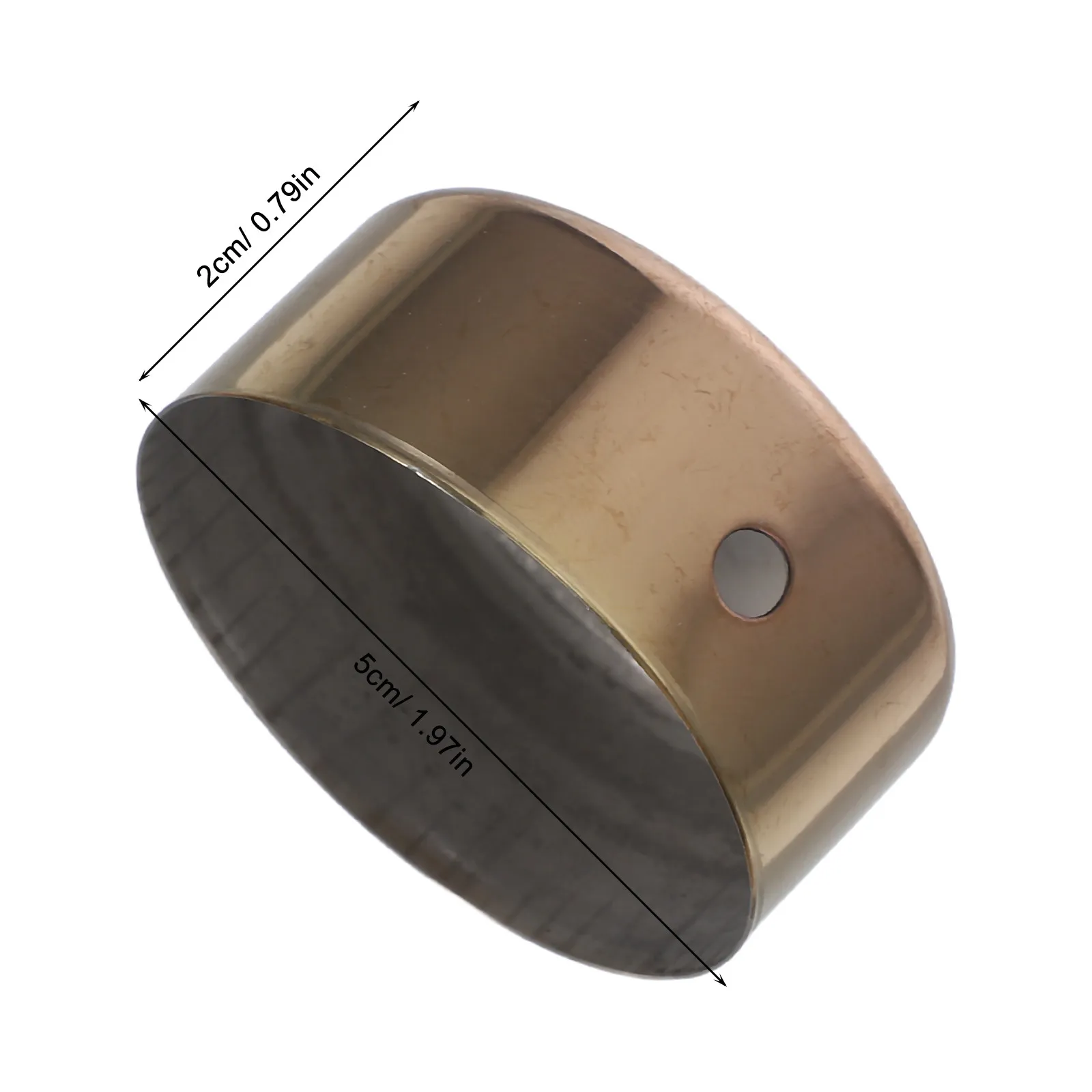2Pcs Stainless Steel Handrail End Caps Versatile Round Staircase Rail Cap Handrail End Protection Stair Railing Fittings