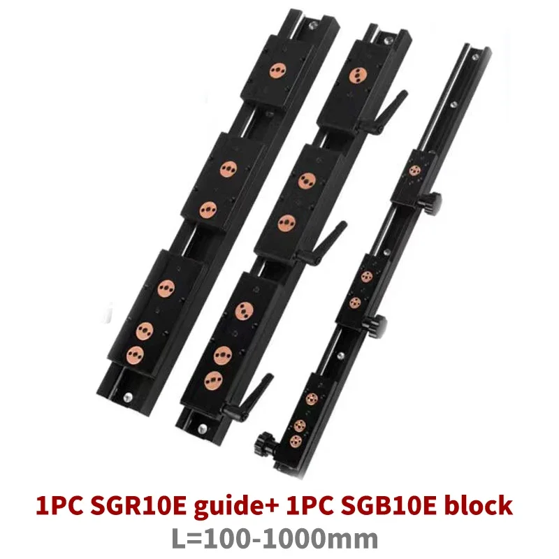 木工用の統合された二軸リニアガイド木工ガイドcncsgr10e1セットsgb10eブロック32mm