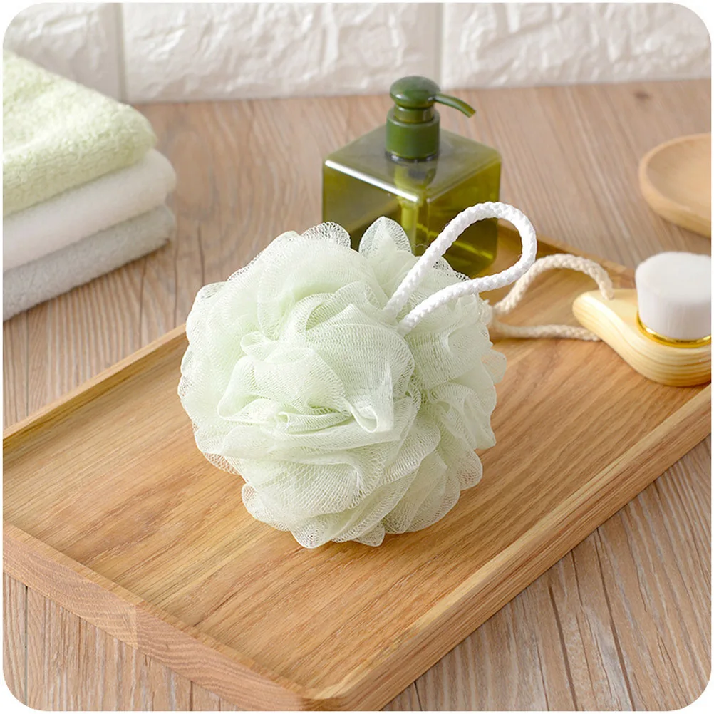 

4Pcs Durable Pe Bathing Balls Hanging Shower Ball Mesh Design for Adult Kid Child Home Thick Bathing Balls Hanging Shower Ball