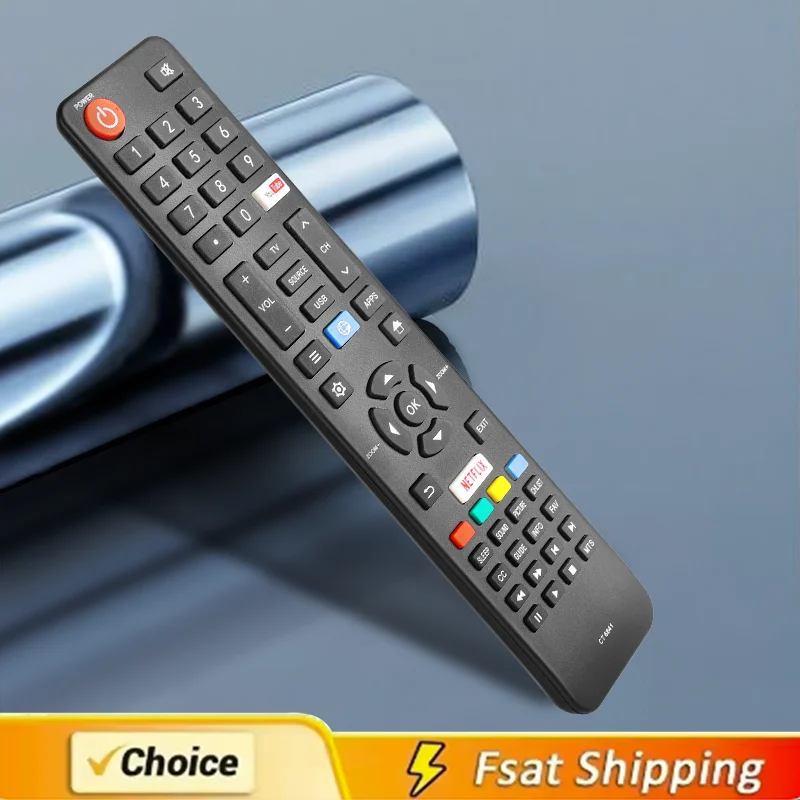 

CT6841 Remote Control For Semp TCL SKY TV SKY-9029 49SK6000 Replacement Controller With NETFLIX YouTube Buttons